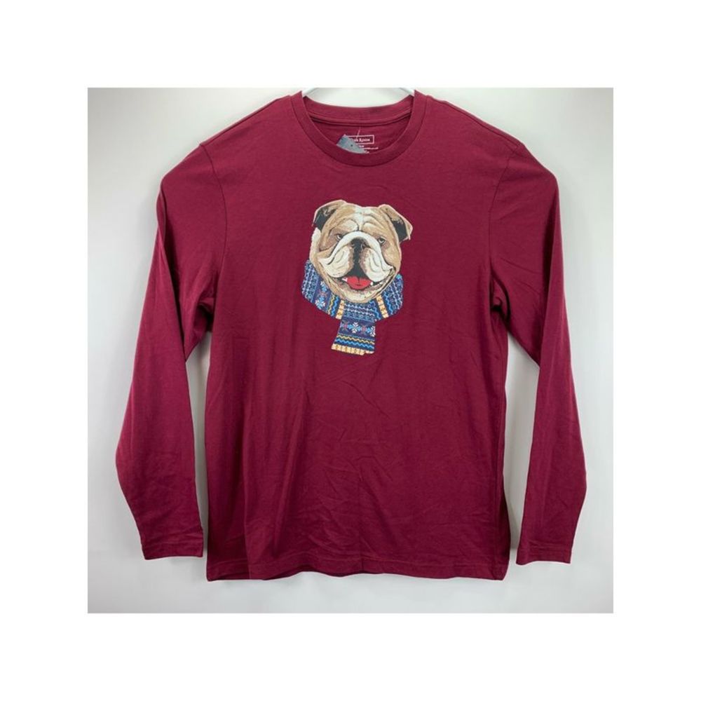 CLUBROOM Mens Burgundy Graphic T-Shirt XXL